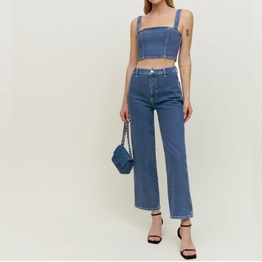 Reformation sunny denim set